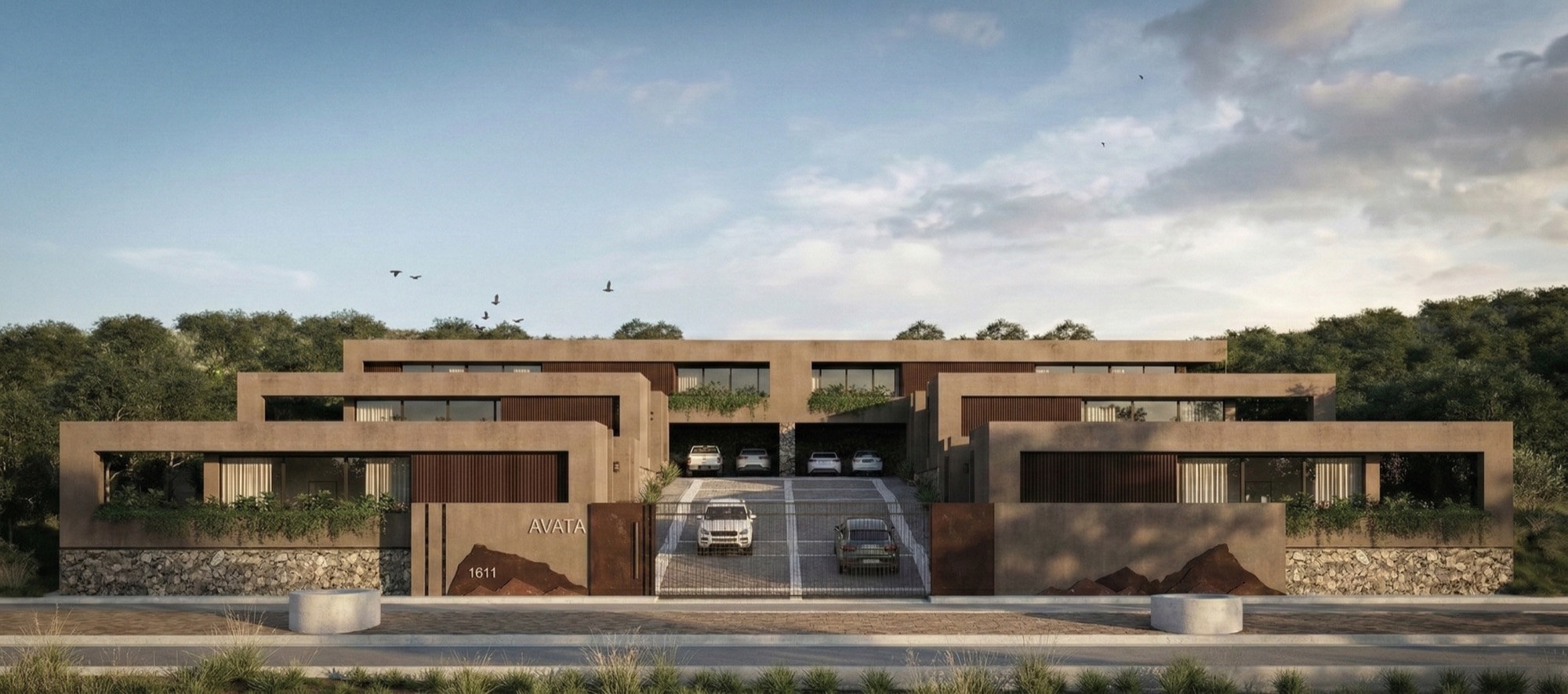Fachada principal de Avata